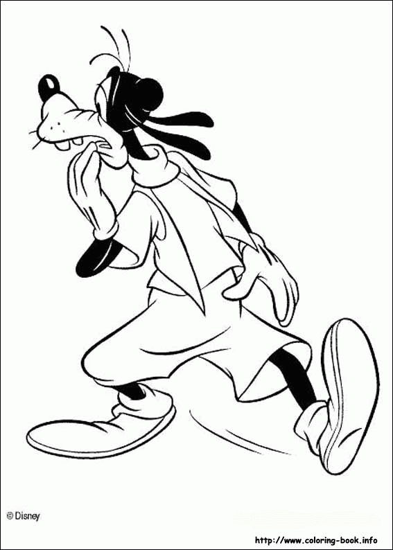 Goofy kolorowanki